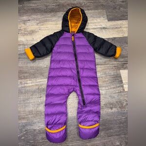 Infants' Size 6-12 Months Ultralight 650 Goose Down Bunting Snowsuit